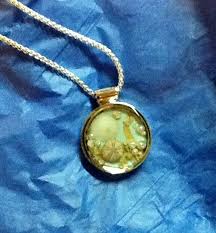 My Good Friend Made Me A Necklace Of Seashells Pearls And My Kidney Stones All The Other Rocks Necklace Sea Shells Pendant