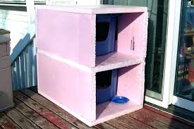 Every cat likes to have to space that's all their own, and aosom's cat houses do just that. How To Build An Outdoor Cat House Make Waterproof Outdoor Cat House Insulated Pod By On Cooler Into She Outdoor Cat House Diy Cat House Plans Outdoor Cat House