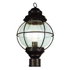 Onion Lantern 1 Light 19 Rustic Bronze Post Lantern At Menards Bel Air Lighting Trans Globe Lighting Outdoor Post Lights