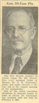 From the Vinton History Museum Archives.*