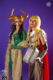 Loki is a marvel comics supervillain based on the norse deity of the same name. Thor Jane Foster And Lady Loki From Marvel 06 By Enolla On Deviantart