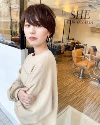 大人可愛いレディーショート シー ダイカンヤマ she daikanyama スタイリスト丸岡 奈央のヘアスタイル ヘアアレンジ 髪型 lala ララ クレイジー 髪 髪型 ヘアスタイル記録