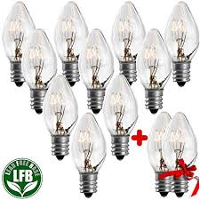 7 Watt Night Light Replacement Bulbs 10 Pack 2 Free Salt Lamps Nightlight Replacement Bulb Flea Traps Electric Blinkee Com