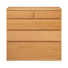 Homfa kommode mit 4 schubladen badezimmerschrank schrank schlafzimmer anrichte holz elfenbeinweiß 50x40x95cm. Kommode Mit 4 Schubladen Eiche Muji Online