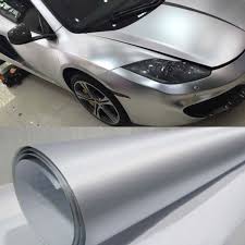 Silver Brushed Aluminium Film Vinyl Wrap Sticker 5 Sizes Air Free Vinyl Wrap Brushed Aluminum Vinyl