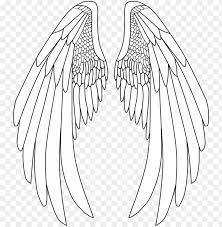 Begin by drawing a long loosely s shaped diagonal curved line. Svg Royalty Free Archangel Drawing Anime Angel Wings Drawi Png Image With Transparent Background Toppng