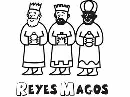 Dibujos Navidad Para Colorear Reyes Magos