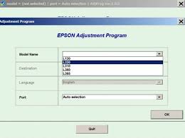 Cara Reset Printer Epson L120 L130 L220 L310 L360 L365
