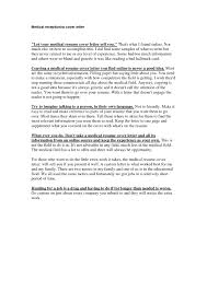 26 Medical Receptionist Cover Letter Cover Letter For Resume Medical Resume Medical Receptionist