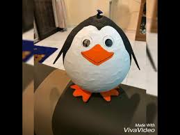 This activity allows students to sort and find the crayons that match each number on the crayon box. Paper Mache Craft Penguin Youtube