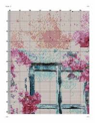Over 19,000 patterns & kits. Summer Cross Stitch Pattern Window With Flowers
