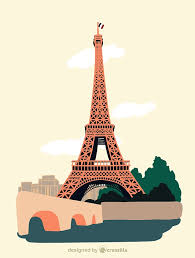 Hand drawn eiffel tower in paris vector. Eiffel Tower Vector Free Download Creazilla