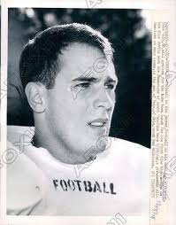1962 Duke University Football All American Halfback Jay Wilkinson Press  Photo
