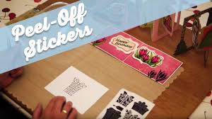 Acid free stickers can be use on all your hand made projects, cardmaking, scrap booking, candles, photo frames, glassware. Elizabeth Craft Designs Peel Off Stickers Youtube