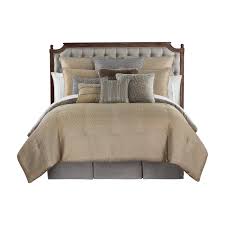 This rod pocket valance is made of polyester with a polyester and cotton blend lining. Carrick 4 Piece Comforter Set By Waterford Walmart Com Walmart Com