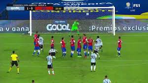 Lionel messi opened the scoring after 33 minutes with a stunning freekick, place Argentina Vs Chile All Goals And Highlights 14 06 2021 Video Dailymotion