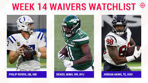 When doing the fantasy nascar always pick: Fantasy Football Waiver Wire Watchlist For Week 14 Streaming Targets Free Agent Sleepers Include Philip Rivers Denzel Mims Jordan Akins Sporting News
