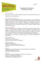 Le service civique, créé en 2010 par martin hirsch, a fêté son premier anniversaire cette année. Proposition D Engagement Volontaire En Service Civique Au Musee De La Resistance En Morvan Fondation Pour La Memoire De La Deportation