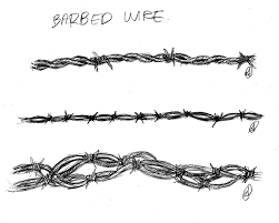 Grey Ink Barbed Wire Tattoos Designs Jpg 850 680 Barbed Wire Tattoos Barbed Wire Art Tribal Tattoo Designs