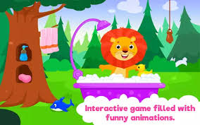 Play the cutest baby games online with baby hazel and get entertained for hours. Baby Animal Bathing Game For Kids Preschoolers Playyah Com Free Games To Play