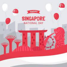 The national language of singapore is malay for historical reasons, and it is used in the national anthem, majulah singapura. Singapore National Day Images Free Vectors Stock Photos Psd