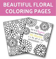 This tunic is so pretty in both details an. Free Printable Bursting Blossoms Flower Coloring Page