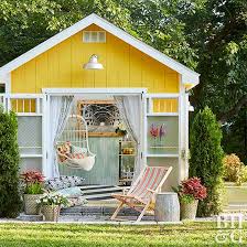 An exterior painting company with a professional color consultant can be a huge time saver and help make the color choice process less nerve wracking. Amazing Makeover Ideas For Your Garden Shed Better Homes Gardens