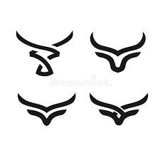 Abstract Simple Bull Head Vector Logo Stock Vector Illustration Of Logotype Horns 129850794 In 2020 Bull Tattoos Taurus Symbol Tattoo Taurus Logo