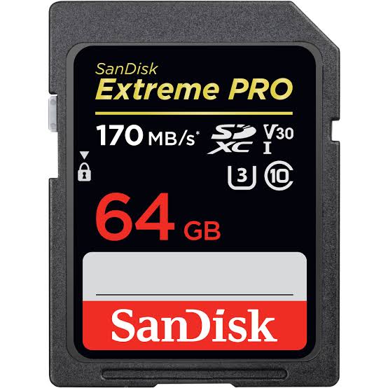 Image result for Sandisk Extreme pro 95 SD card 64 GB"