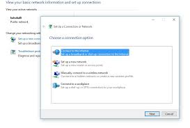 Karena memberikan kecepatan akses yg tinggi jaringan akses yg luas. Create And Configure A Dial Up Connection In Windows 10
