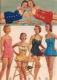Spiegel Swimwear Collection 1955 Retro Swimwear Vintage Swimsuits Vintage Bathing Suits