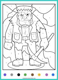 Children love to know how and why things wor. Free Halloween Color By Number Printables Homemade Heather