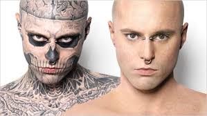 Dermablend can also camouflage some tattoos. Well Video Dermablend Ad Rick Genest Insane Tattoos Bone Tattoos
