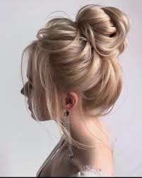 21 Inspirational Updo For Medium Hair Stylesrant In 2020 High Bun Wedding Hairstyles Cute Bun Hairstyles High Bun Hairstyles