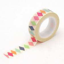 Diamond Washi Tape Colorful Masking Tape Decorative Tape Planner Stickers Scrapbooking Craft Supplies Love Washi Tape Masking Tape Washi Tape Projects