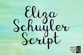 Faça o download da fonte kg eliza schuyler script por kimberly geswein. Kg Eliza Schuyler Script Font Dafont Com