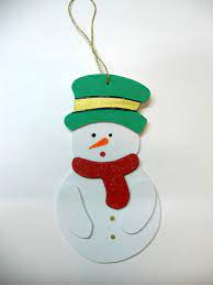 Ideas Para Manualidades De Munecos De Nieve Moldes