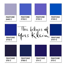 Resultat De Recherche D Images Pour Ressource Bleu Klein Nuancier Nuancier Bleu Couleur Pantone Yves Klein