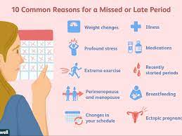 10 Reasons For A Missed Period