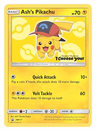 Pokemon Tcg Promo Limited Edition Ash S Pikachu Electrify Participating Retailers Pokemon Group Pokemon Pokemon Tcg Pikachu