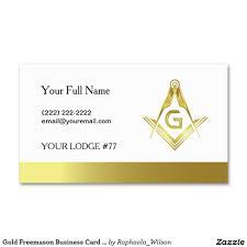A business card is a small printed card that displays the business and contact information of a company or an individual, such as their name, occupation, phone number, and email address. Gold Masonic Business Card Template Freemasonry Zazzle Com Business Card Template Card Template Freemason