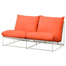 Divanetto 2 posti testata sagomata. Havsten Divano A 2 Posti Da Interno Esterno Senza Braccioli Arancione Beige Ikea It