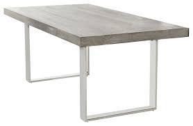 Is a ruggedly handsome design that features a distressed acacia wood plank top and salvaged gray finish. Modrest Lola Modern Grey Brush Dining Table Contemporary Dining Tables By Vig Furniture Inc 17927 Houzz