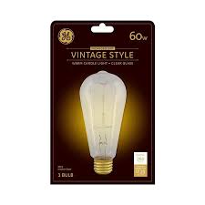 Ge 60 Watt Dimmable St19 Vintage Light Fixture Incandescent Light Bulb Lowes Com Vintage Light Fixtures Incandescent Light Bulb Light Bulb