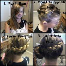 Up Side Braid Bun So Cool Hair Styles Kids Hairstyles Hair