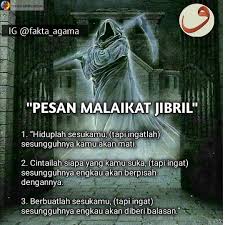 Pesan Malaikat Jibri Malaikat Jibril Agama Kata Kata Indah