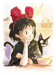 Kiki And Jiji By Ncillustration Deviantart Com On Deviantart Studio Ghibli Art Ghibli Art Studio Ghibli Fanart