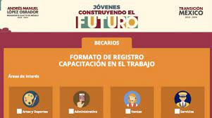Jóvenes construyendo el futuro es un programa del gobierno de méxico que se encarga de vincular a jóvenes de entre 18 y es así como el aprendiz que se encuentre registrado en el programa, elige el centro de trabajo de su preferencia para capacitarse. Becas Amlo Stps Los Rubros En Los Que Te Puedes Capacitar Un1on Cdmx