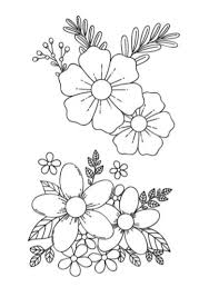 81 sagome di fiori da colorare e ritagliare per bambini. Fiori Da Colorare Stampa Gratis Disegni In Pdf A4 In Bianco E Nero Gbr