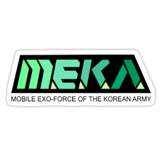 Meka Logo Sticker By Drkpxl School Logo Sticker Logos